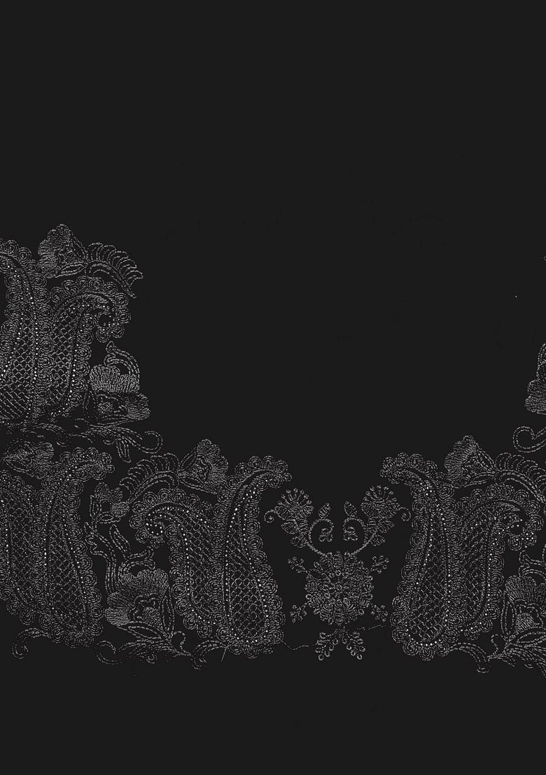 Black Embroidery Work Georgette Saree Set - Indya