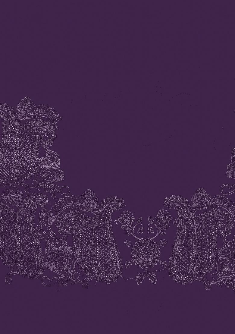 Purple Embroidery Work Georgette Saree Set - Indya