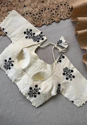 Green Ikat Silk Saree Set