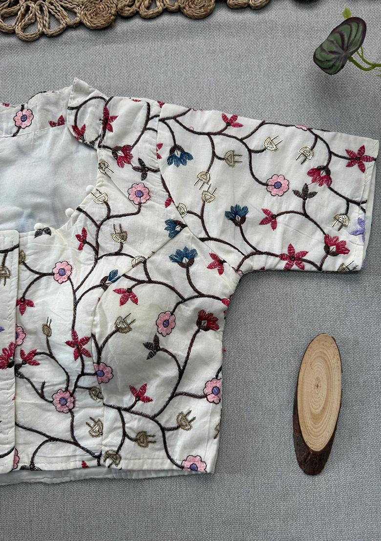 Green Ikat Silk Saree Set