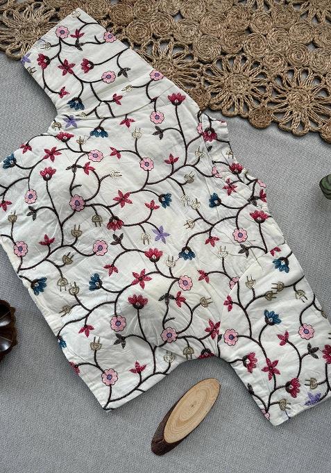 Green Ikat Silk Saree Set