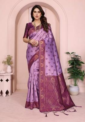 Multicolor Woven Silk Sarees