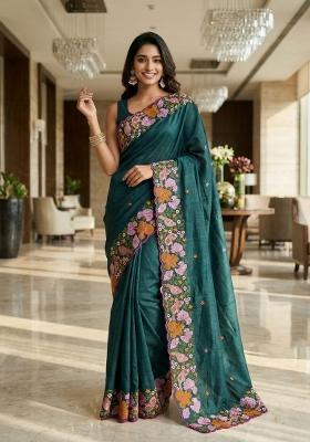 Rama Silk Saree Set