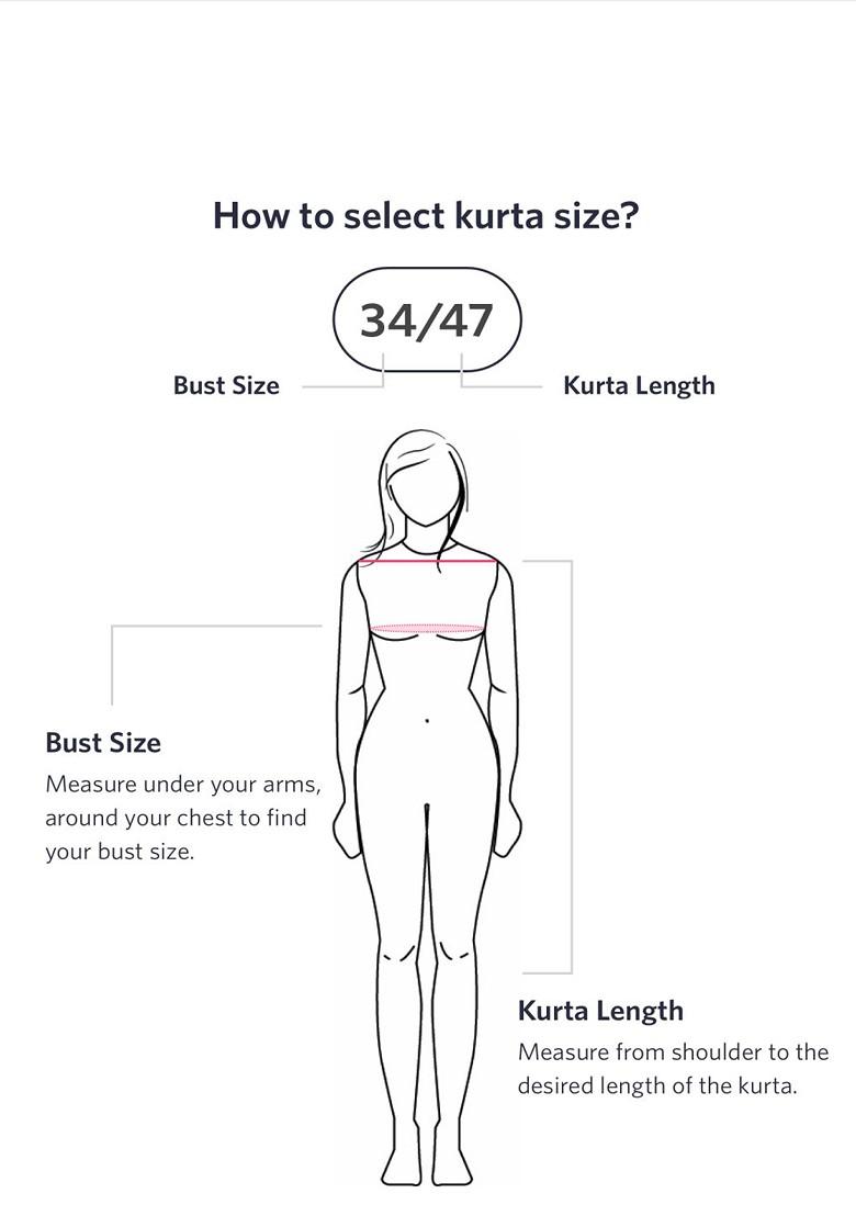 Black Floral Print Poly Blend Kurta