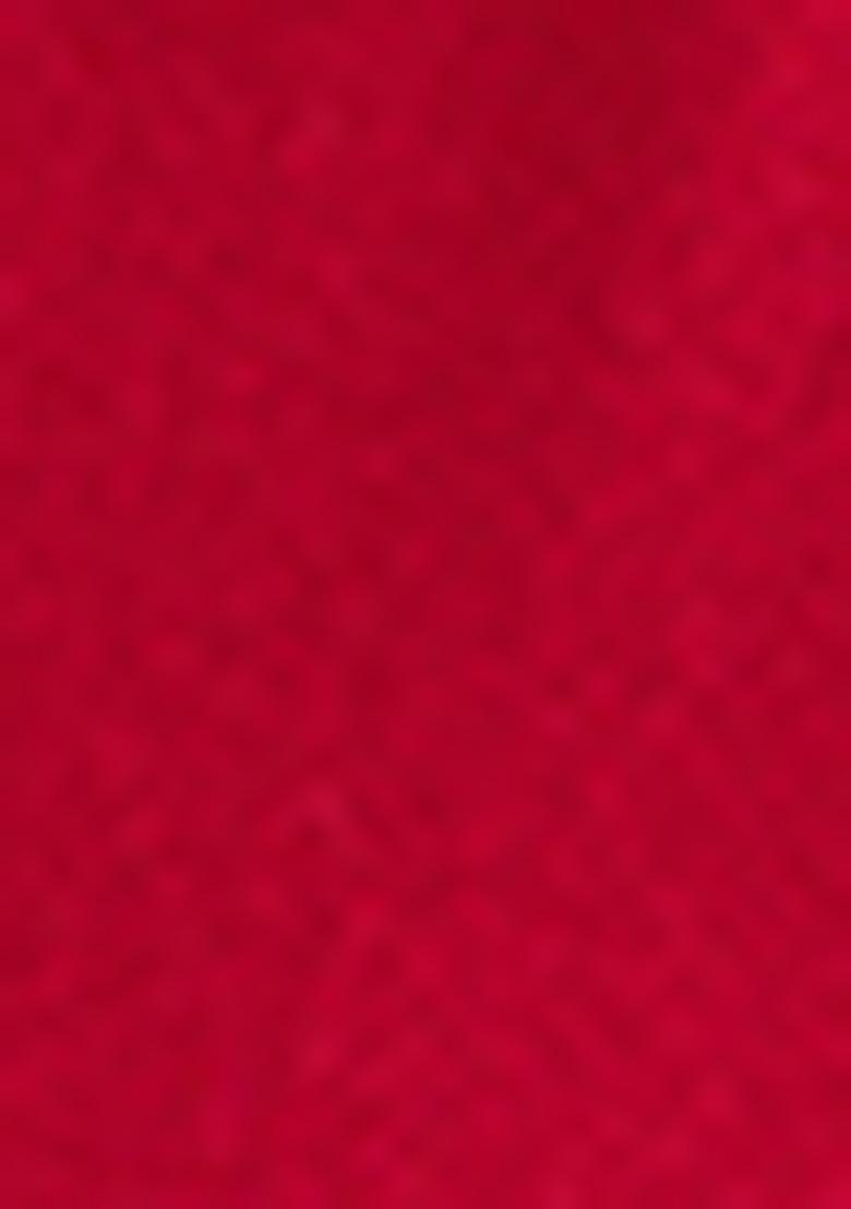 Red Embroidered Rayon Kurta