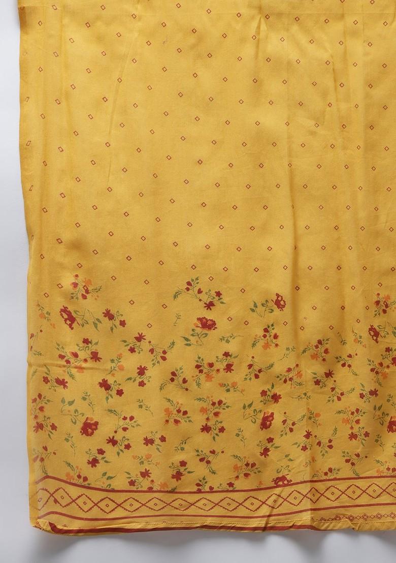 Maroon Embroidered Poly Blend Anarkali Kurta