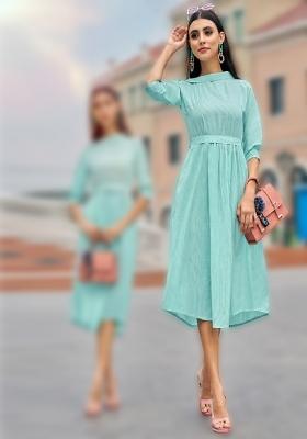 Multi Printed  Cotton Anarkali Kurti