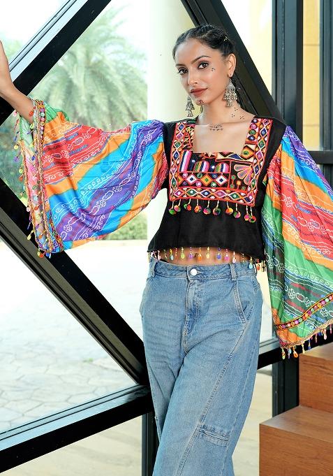 Multi Embroidererd Cotton Kurti