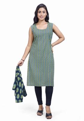 Blue Printed Cotton Tunic