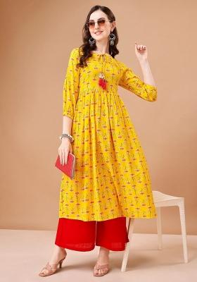 Multicolor Embroidery Rayon Top