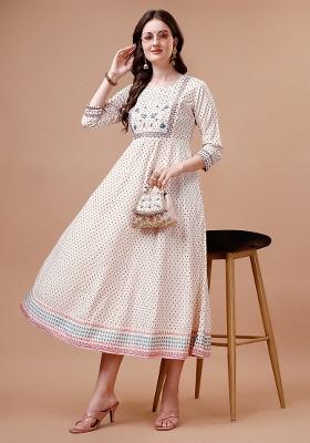 Multicolor Embroidery Rayon Top