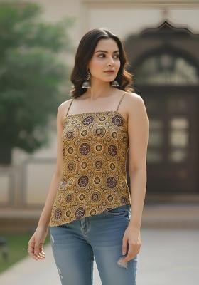 Multicolor Printed Cotton Top