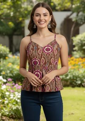 Multicolor Printed Cotton Top