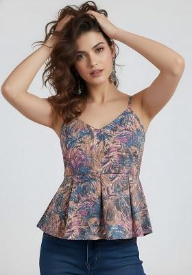 Multi Printed Cotton Top