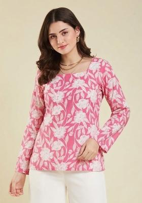 Pink Rayon Top