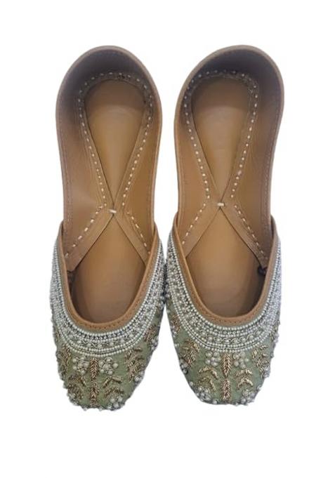 Pure Leather Handcrafted Bellie Rajasthani Patiyala Punjabi Jutti