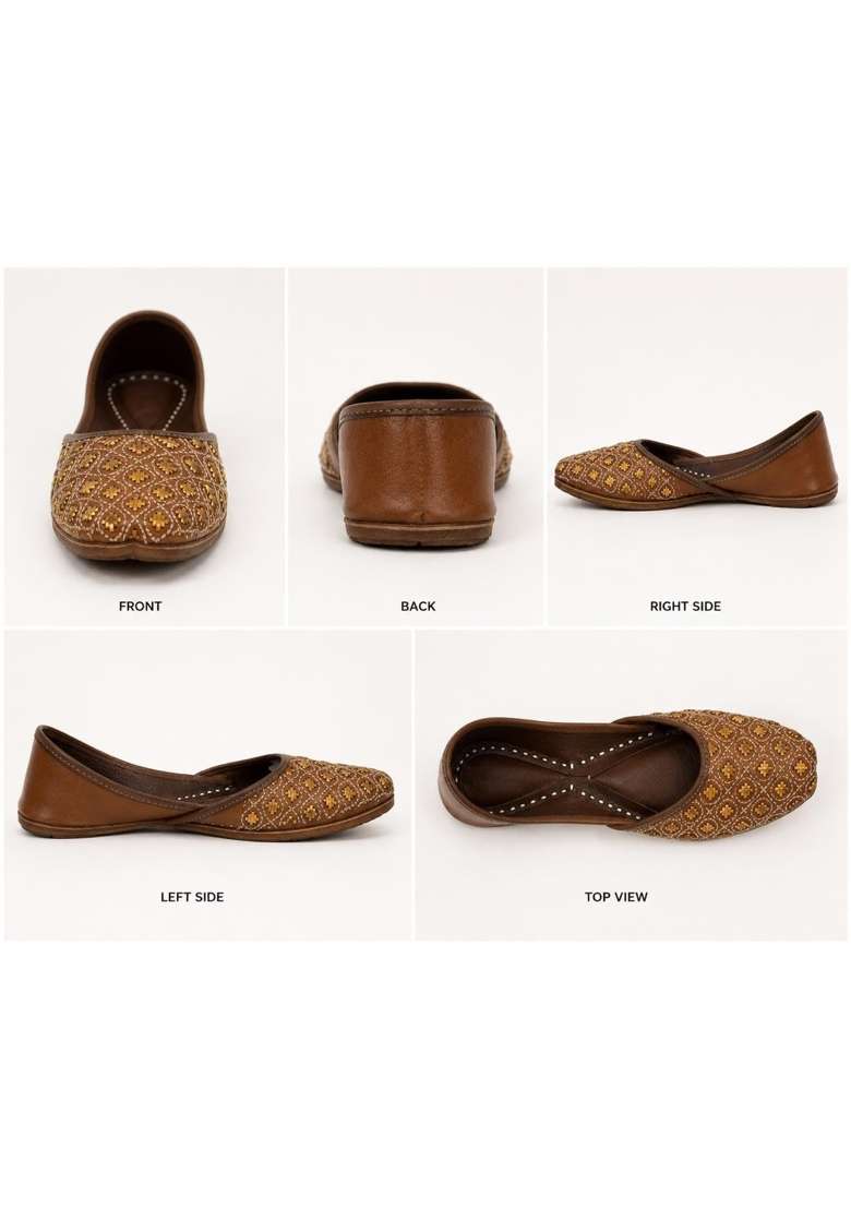 HEER Jutti for Women Pure Leather - Indya