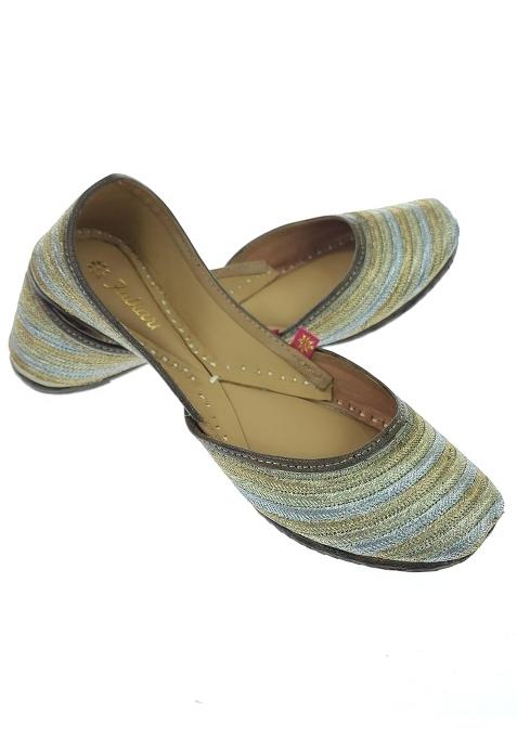 Fulkari Womens Zangira Genuine Soft Leather Jutis Bite and Pinch Free Juttis