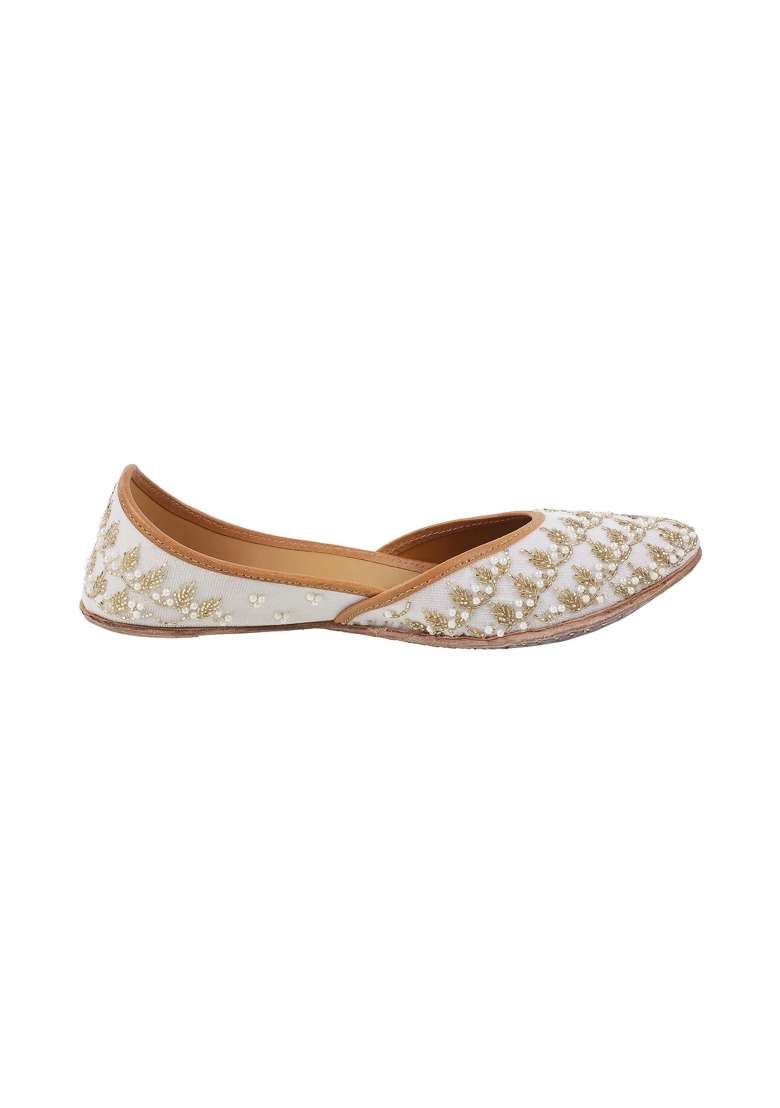 Metro Women Beaded Mojaris - Indya