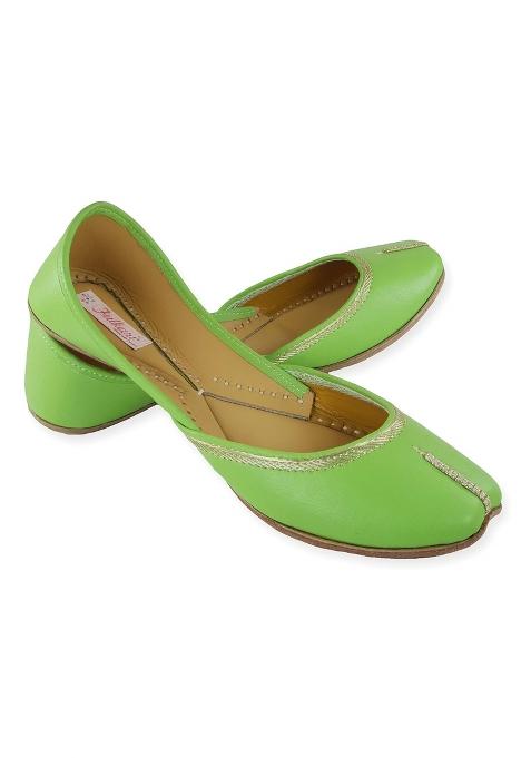 Fulkari Womens Nappa Soft Leather Juttis Bite and Pinch Free Jutis