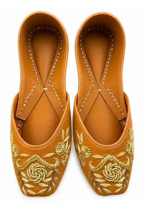 Tungaria Jutti Center Pure Leather Handcrafted Bellie Rajasthani Patiyala Punjabi Jutti