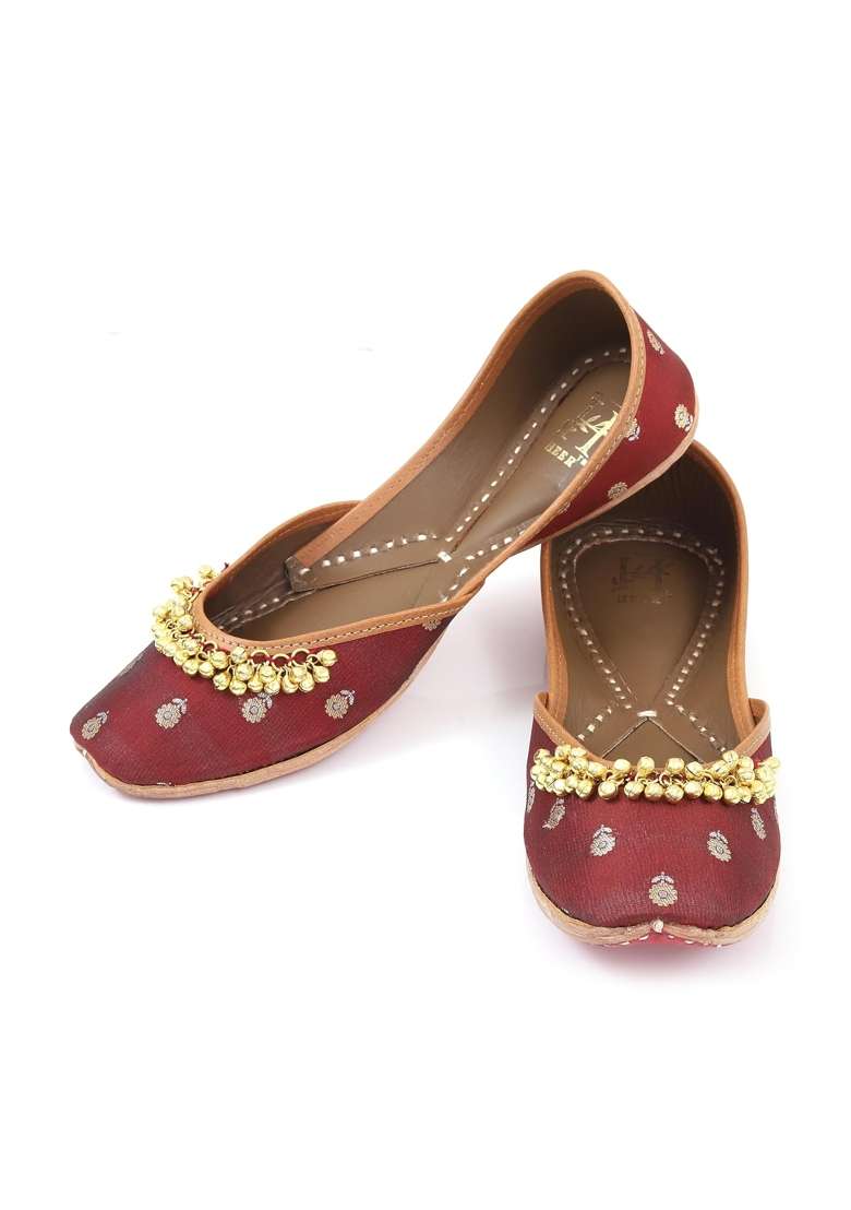 HEER Ethnic Shoes Punjabi Shoes Jutti Mojari for Women and Girl - Indya