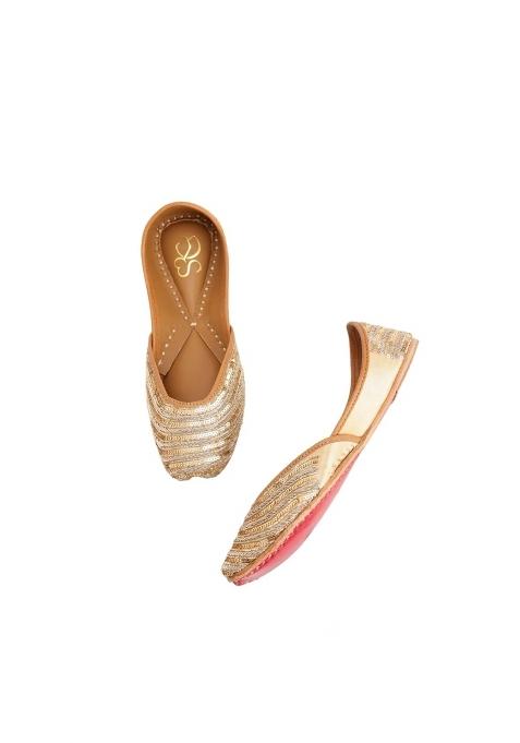 Niralii Traditional Handmade Punjabi Jutti Shimmering Splendor Ethnic Indian Mojari