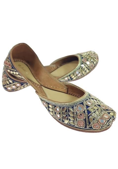 Fulkari Formal Shoes for Women Elegant and Comfortable Office Wear Stylish Leather Finish Cushioned Insole