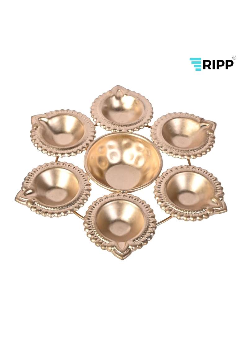 RIPP Diya Urli Set for Diwali Decoration 20 Piece Traditional Decorative Diya Set - Indya