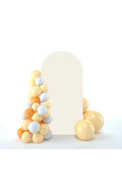 Bricia Wedding Arch Backdrop Stand Cover 6Ft Double Sided Stretchy Arch Cover Fitted Wedding Birthday Party