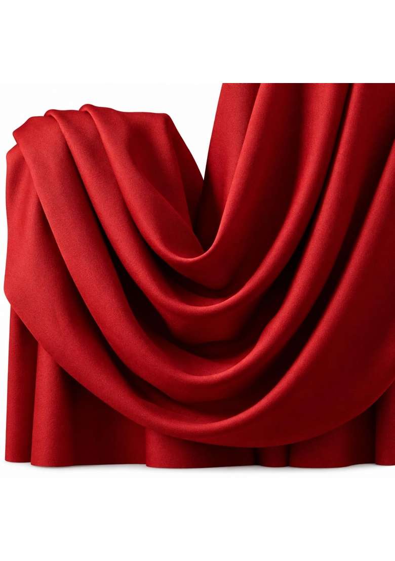 Myaddiction Wine Red Velvet Backdrop Fabric for Wedding Engagement Party Decoration Wine Red 20M - Indya