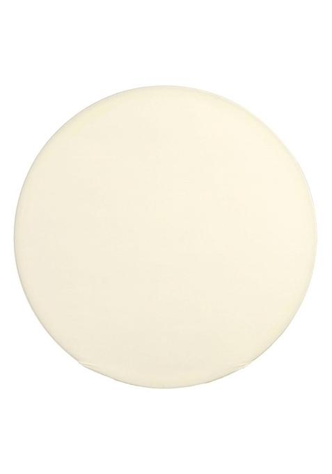 Merishopp Round Backdrop Cover Stretch for Receptions Romantic Proposals Bridal Shower Beige 230CM