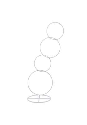 Heavenglow Wedding Arch Stand with Base Large Flower Stand Garland Frame Backdrop Stand Whitehome and Garden
