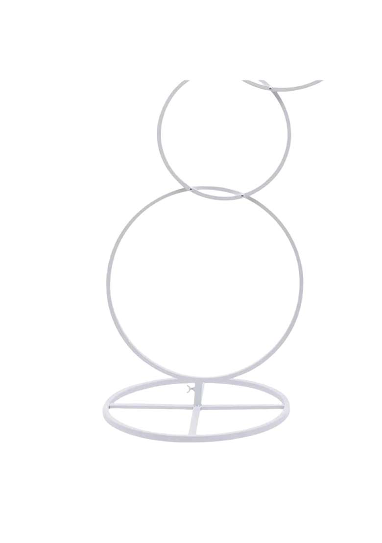 Heavenglow Wedding Arch Stand with Base Large Flower Stand Garland Frame Backdrop Stand Whitehome and Garden - Indya