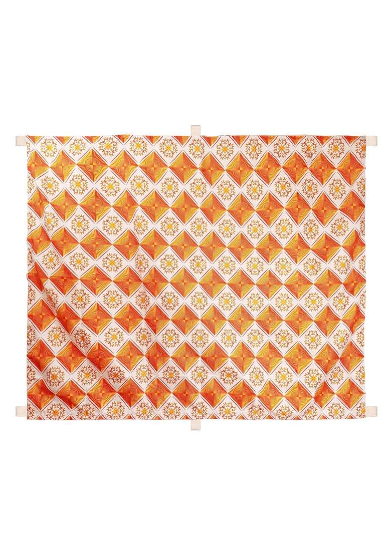 Priyakant Safawala Decorative Ceiling Top Printed Mandap Ideas at Home Festival Wedding Diwali - Indya