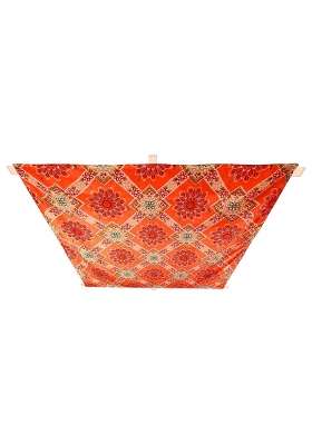 Priyakant Safawala Decorative Ceiling Top Printed Mandap Ideas at Home Festival Wedding Diwali
