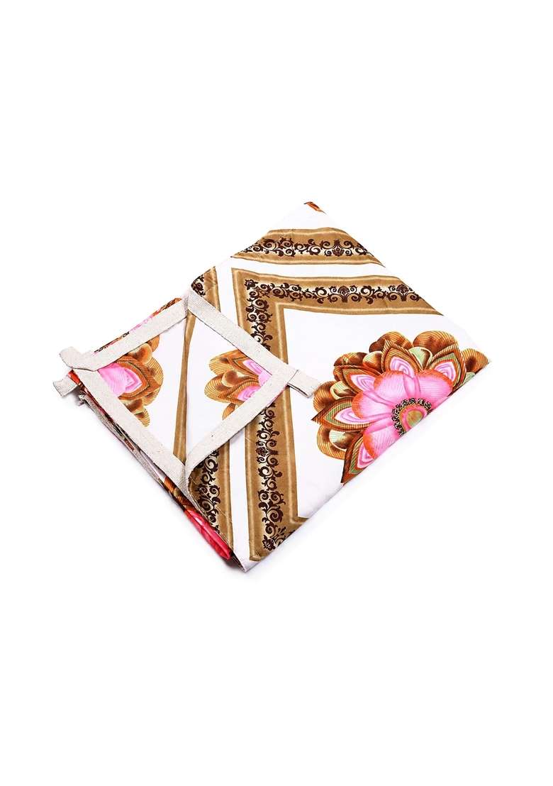 Priyakant Safawala Ganpati Decorative Ceiling Top Printed Mandap Ideas at Home Festival - Indya