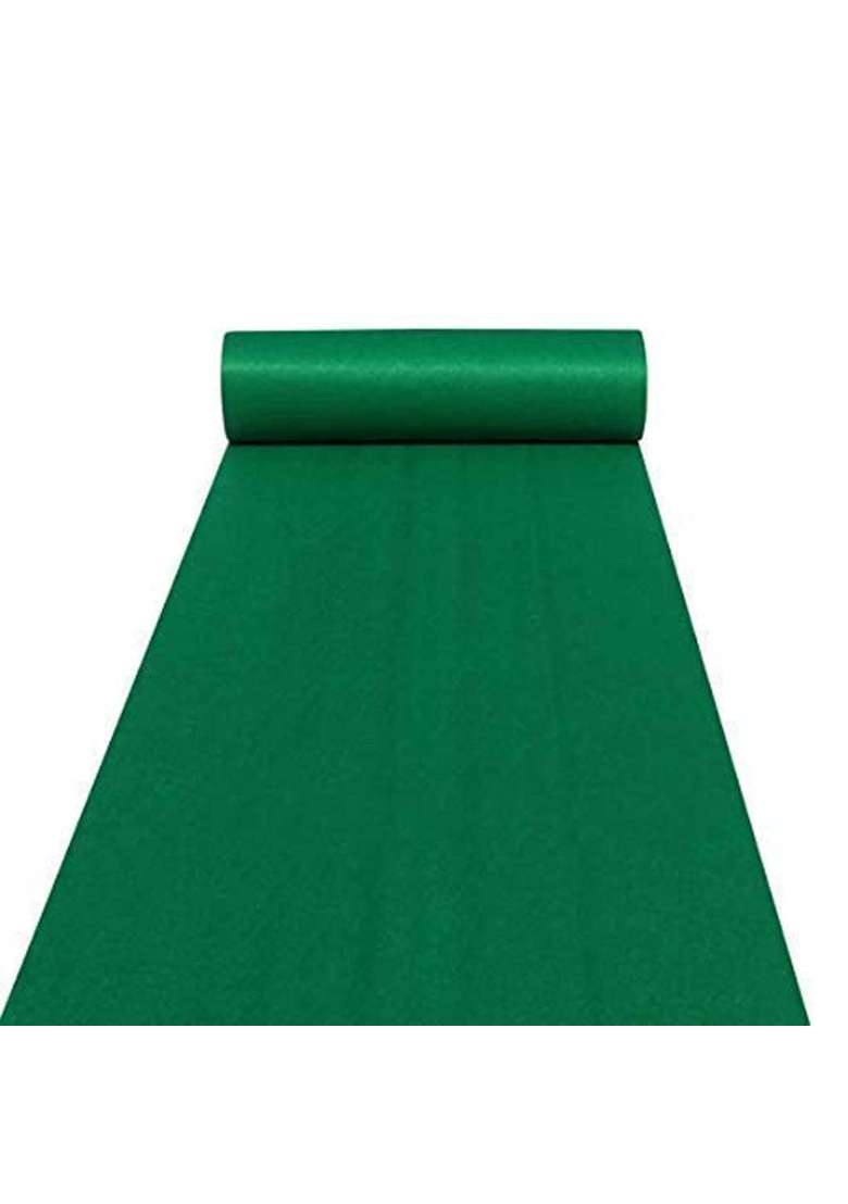 Carpet Gallery House Green Non Woven Floor Mat for Wedding Mandap Tent School Functions Hotel Gallery - Indya