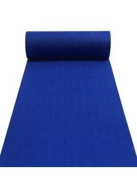 Carpet Gallery House Blue Non Woven Floor Mat for Wedding Mandap Tent School Functions Hotel Gallery Religious