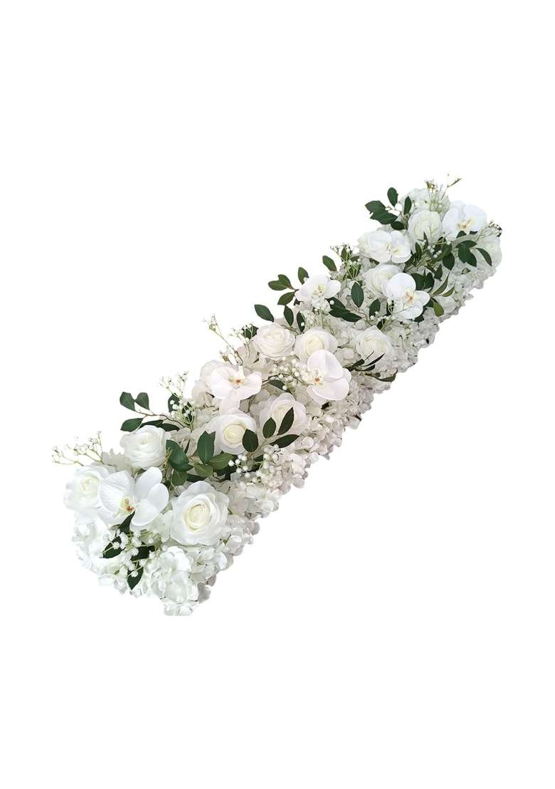 Trendivibe Flower Panel Backdrop Decoration Artificial Rose for Wedding Event Wall Door - Indya
