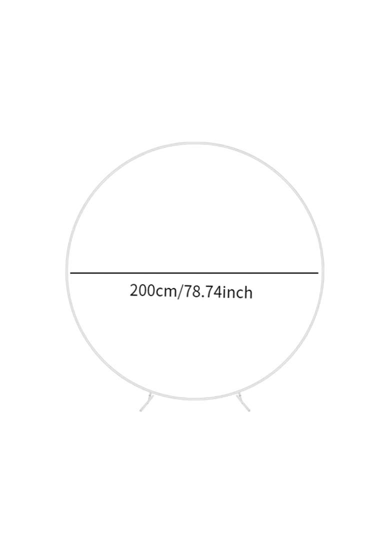 Trendivibe Wedding Arch Large Arched Backdrop Frame Photo Background Balloons Arch Stand White - Indya