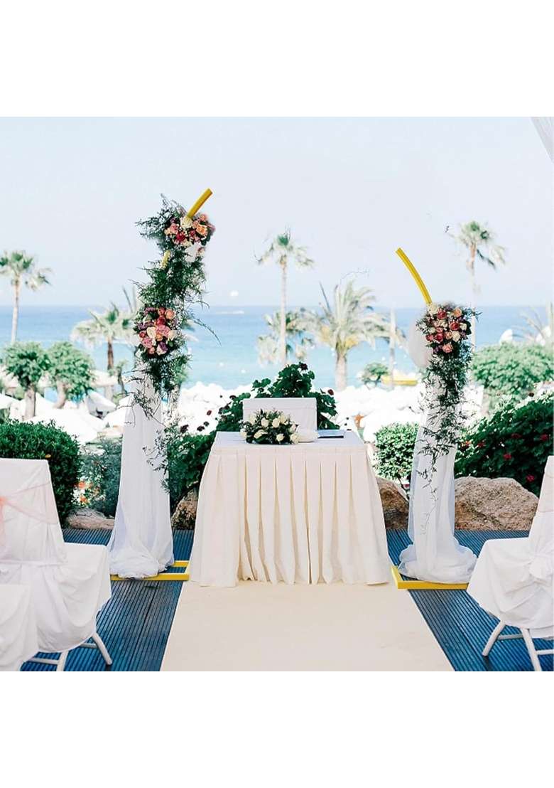 Curved Top Balloons Arch Backdrop Stand for Wedding Bridal Shower Anniversary - Indya