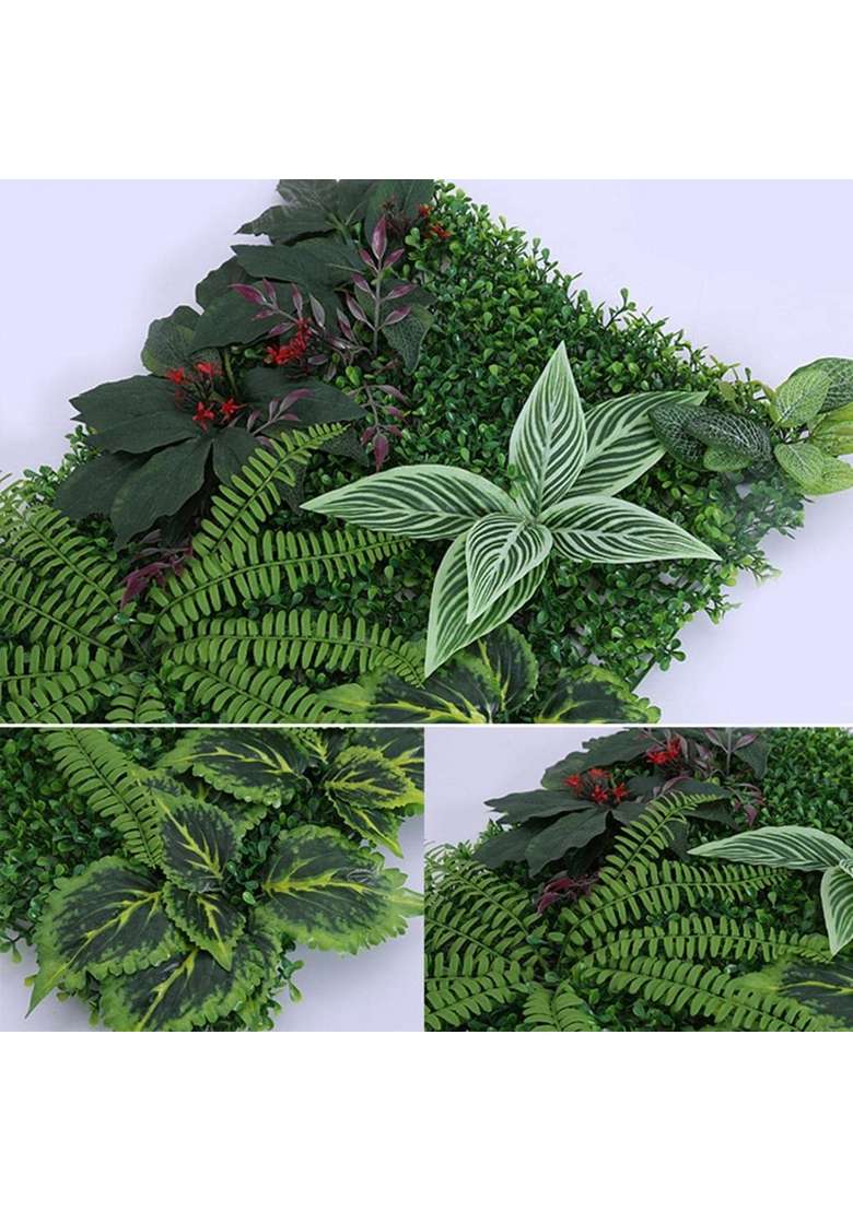 Merishopp 4 Artificial Plants Lawn Wall Wedding Venue Foliage Pillar Main Road Decor E - Indya