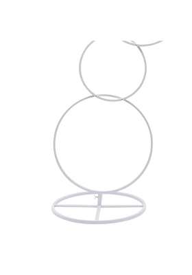 Trendynest Wedding Arch Stand with Base Large Flower Stand Garland Frame Backdrop Stand White