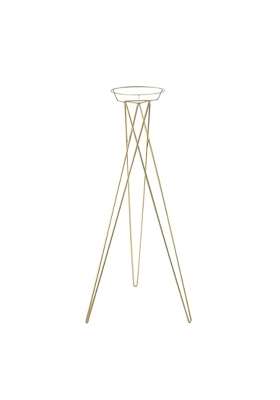 Merishopp Flower Basket Stand Modern Flower Floor Holder for Party Engagement Birthday 50x24x105cm