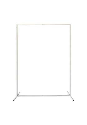 Merishopp Wedding Arch Backdrop Stand Arch Frame for Baby Shower Ceremony Photo Shoots Silver