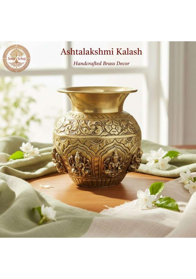 Sukh Sehaj 5 Ashtalakshmi Kalash 350 GM - Indya