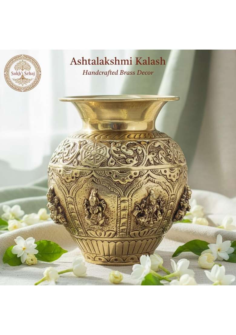 Sukh Sehaj 5 Point 8 Ashtalakshmi Kalash 450 GM - Indya