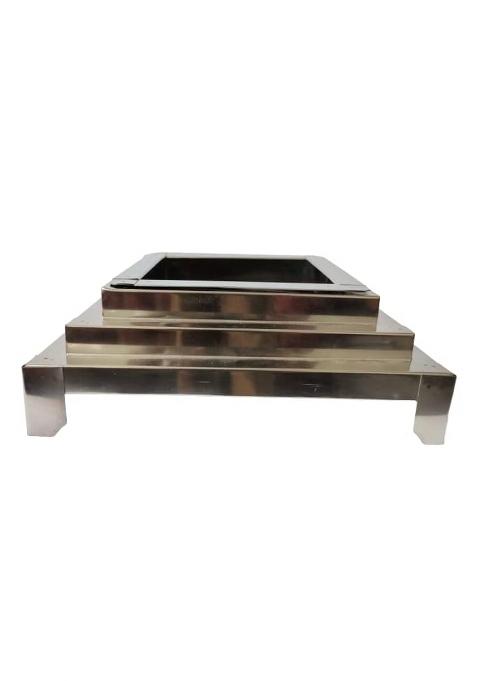 Large 16 Inches Stainless Steel Hawan Kund for Home with Stand