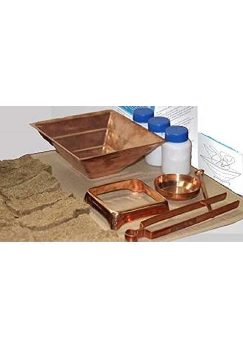 Aditya Shopping Pure Copper Vaidic Agnihotra Havan Hawan Kit Set